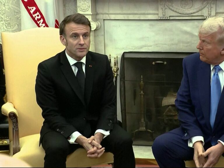 Macron dans le chaos : La France en crise après la rencontre avec Trump