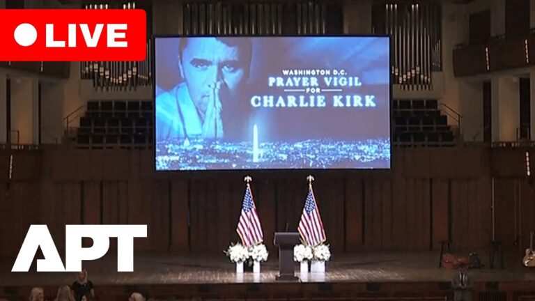 Une cérémonie de prière controversée en hommage à Charlie Kirk à Washington D.C.