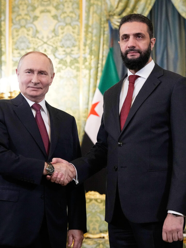 Le chef syrien Ahmed Al-Chaara s’adresse à Poutine pour la livraison de Bachar el-Assad, une demande qui provoque des tensions diplomatiques