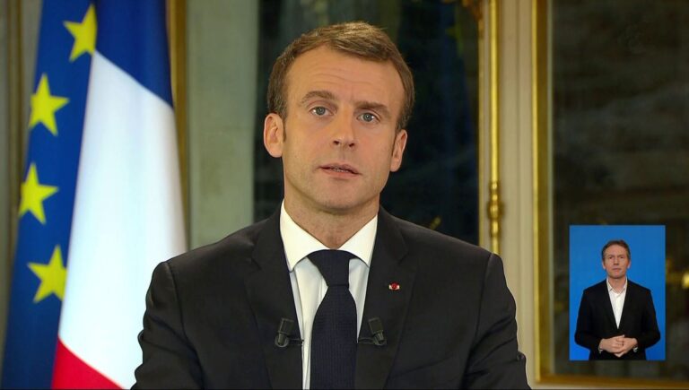 La crise économique française : une réaction du président Macron